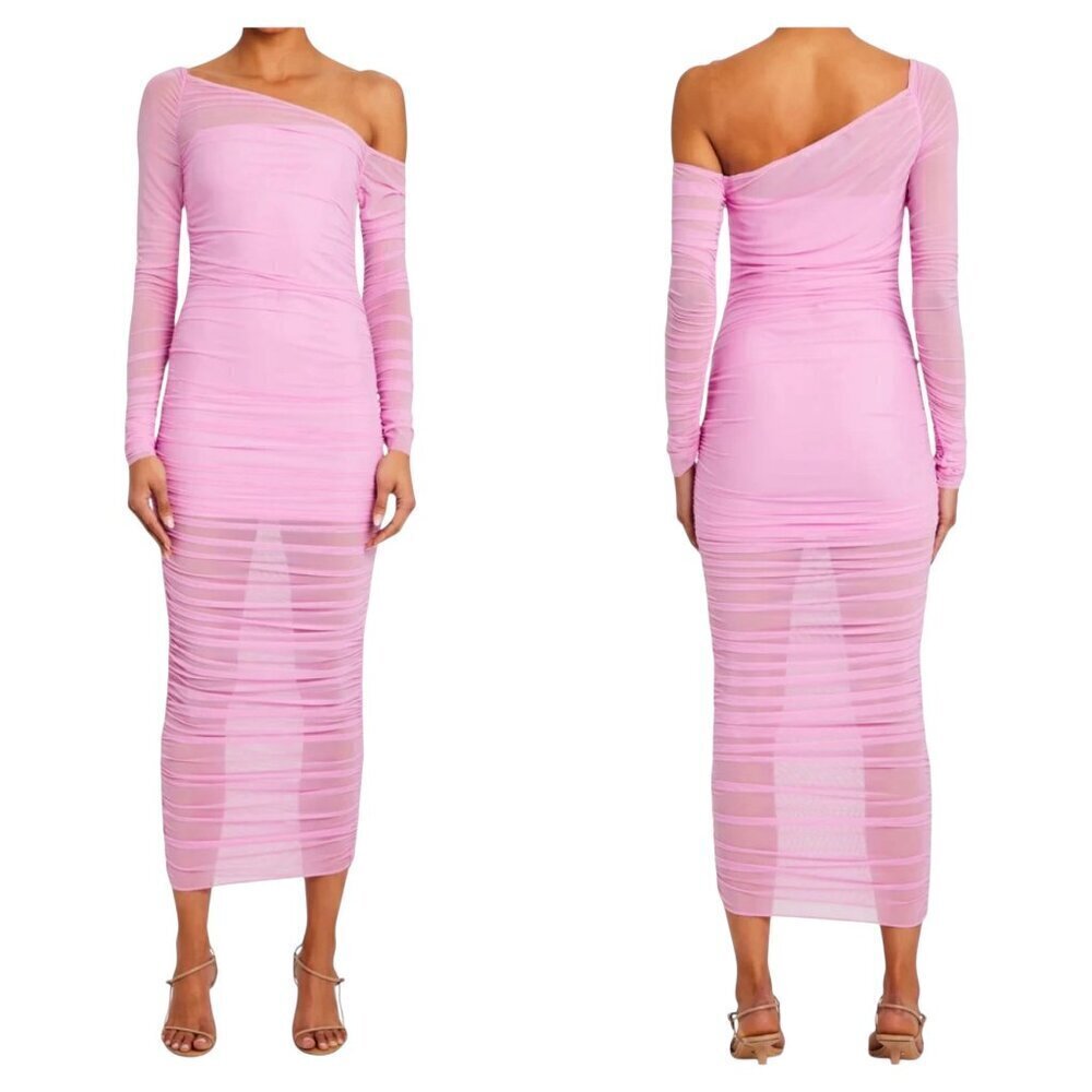 Ser.o.ya Chantae Mesh Dress Cherry Blossom Pink Size Small NWT